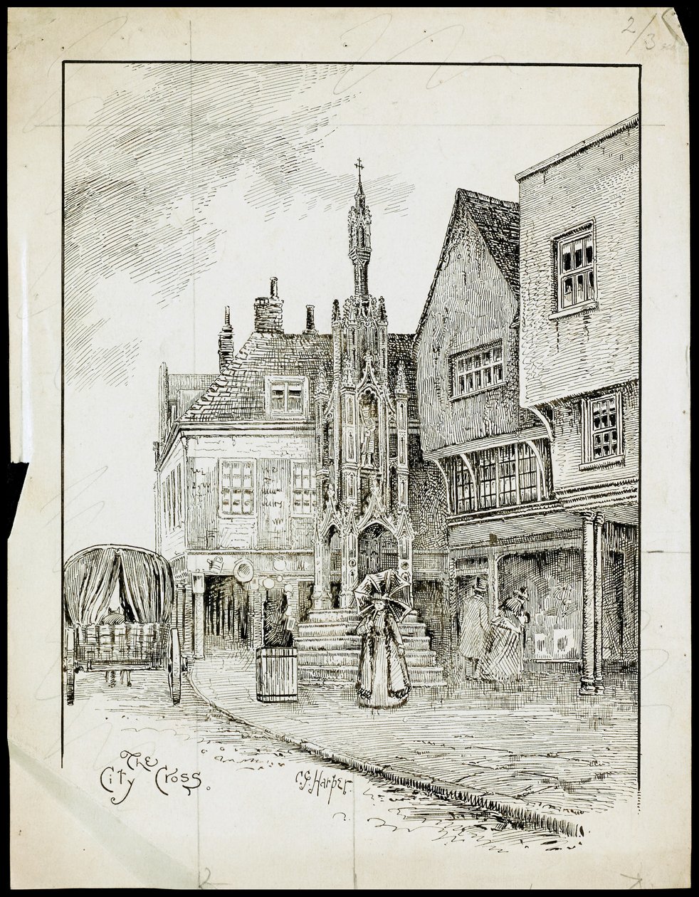 Butter Cross, High Street, Winchester, Hampshire von Charles George Harper