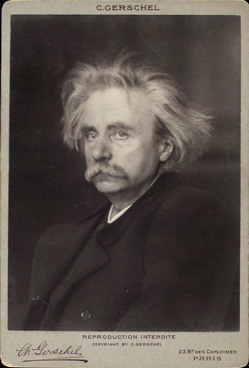 Edvard Grieg, norwegischer Komponist und Pianist von Charles Gerschel