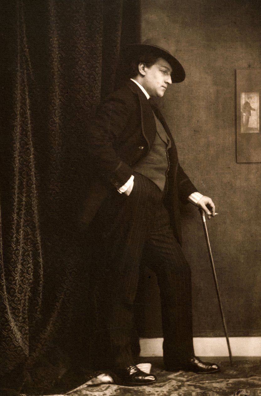 Porträt von Sacha Guitry 1885-1957, ca. 1905 von Charles Gerschel