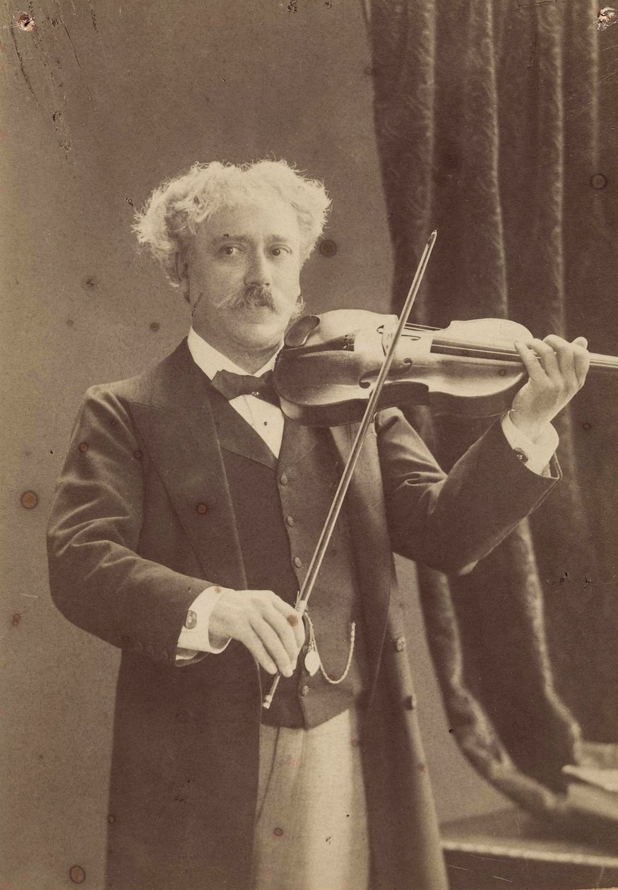 Porträt des Geigers und Komponisten Pablo de Sarasate 1844-1908, ca. 1890 von Charles Gerschel