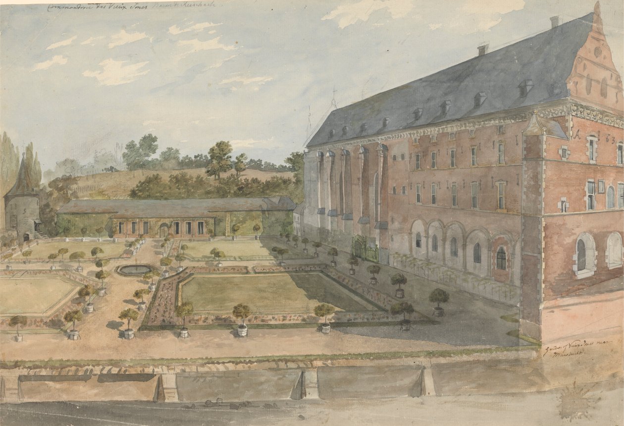 Garten von Vieux Joncs bei Maastricht von Charles Gore