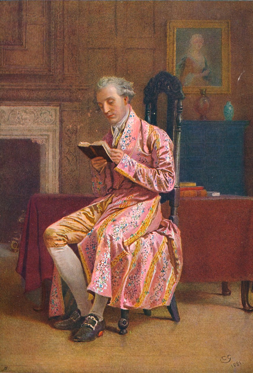 Der Student, ca. 1860-1898, 1906 von Charles Green