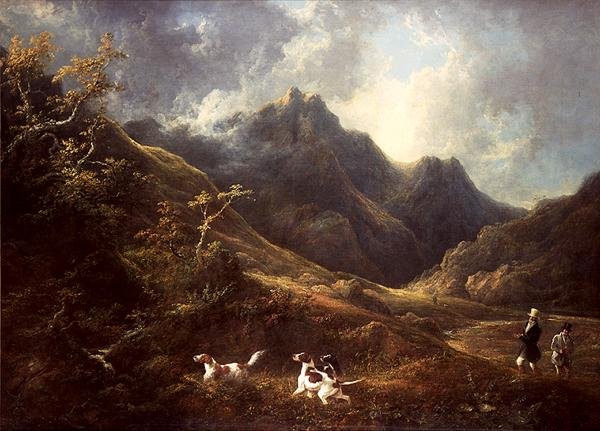 Jagd über Hunde von Charles Henry Schwanfelder