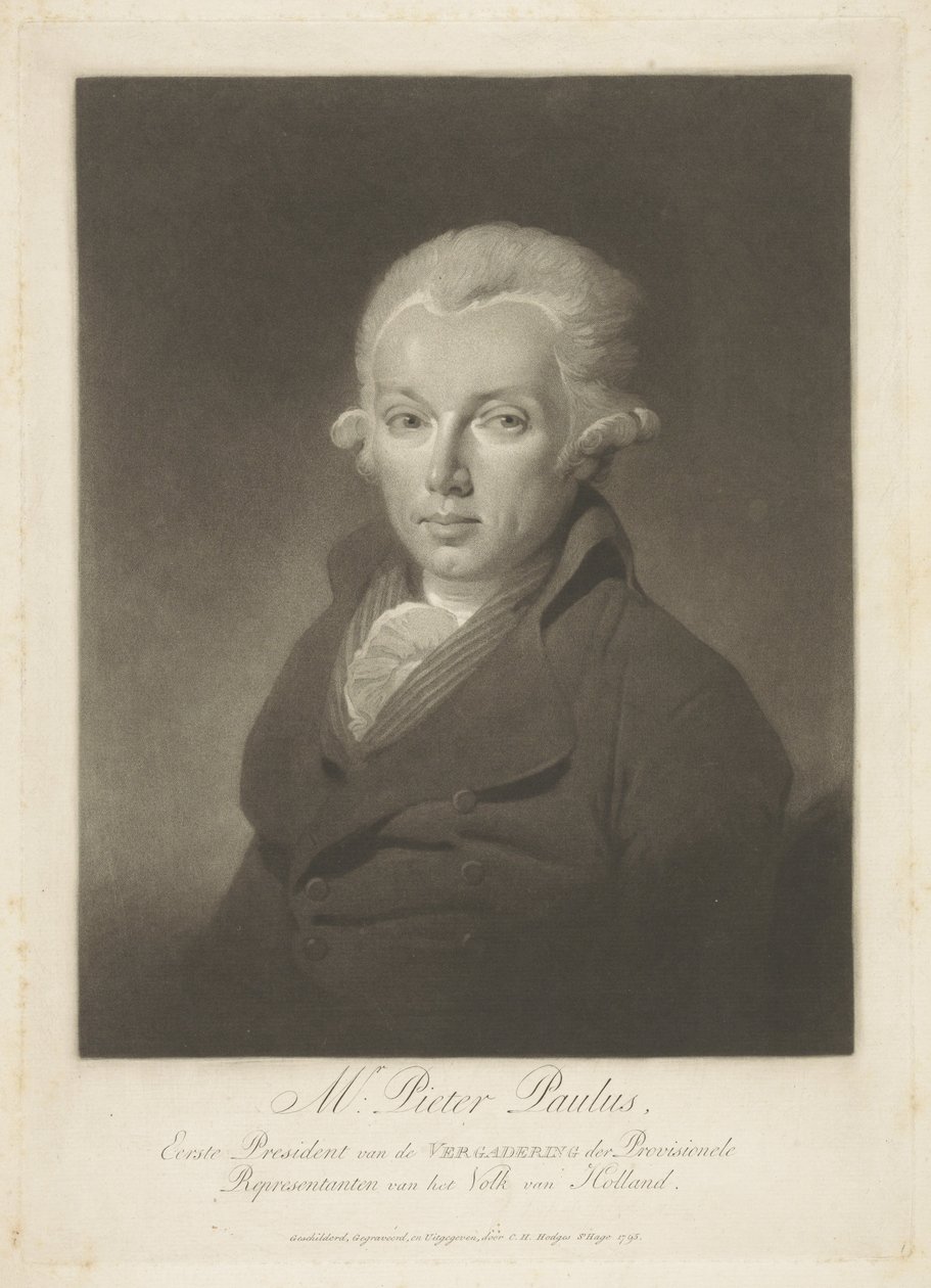 Porträt von Pieter Paulus von Charles Howard Hodges