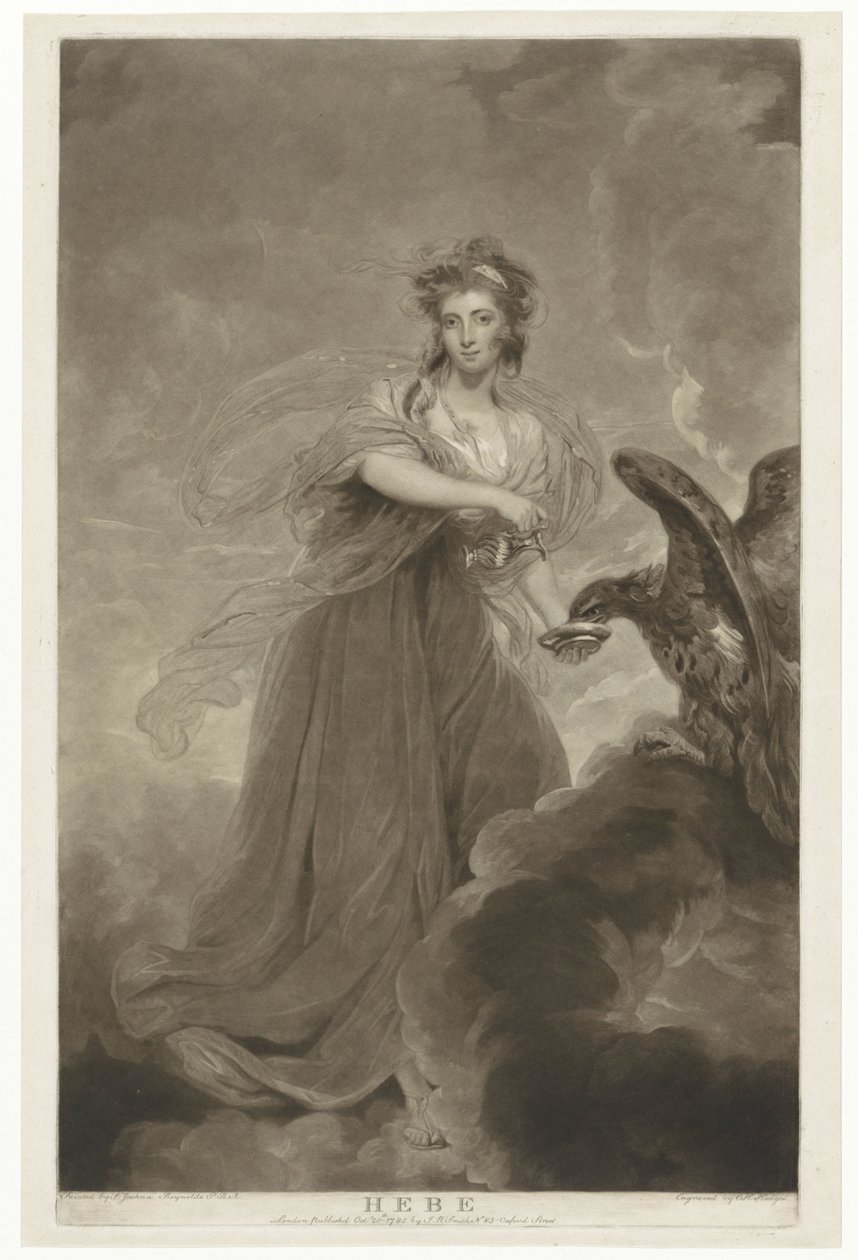 Porträt von Sophie Musters als Hebe von Charles Howard Hodges