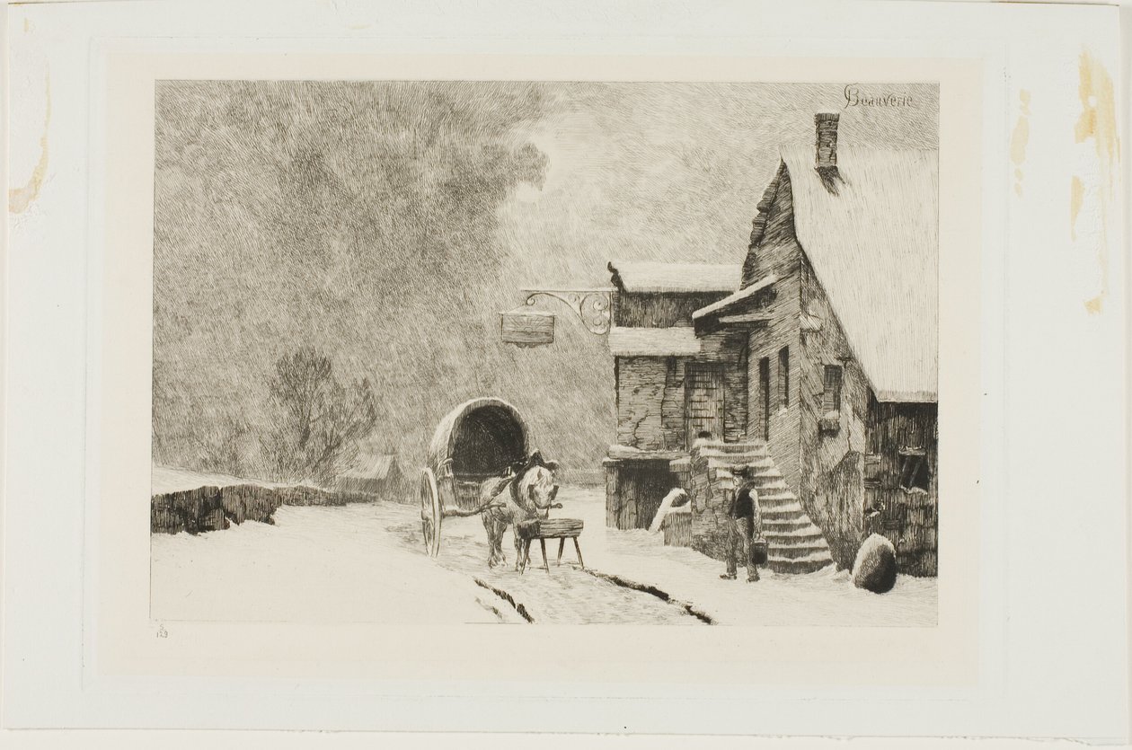 Das Gasthaus zur aufgehenden Sonne von Charles Joseph Beauverie