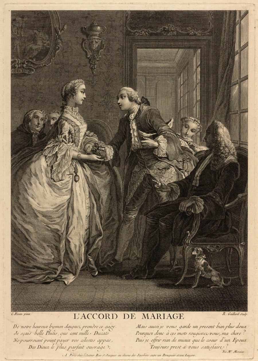 Die Eheschließung von Charles Joseph Dominique Eisen