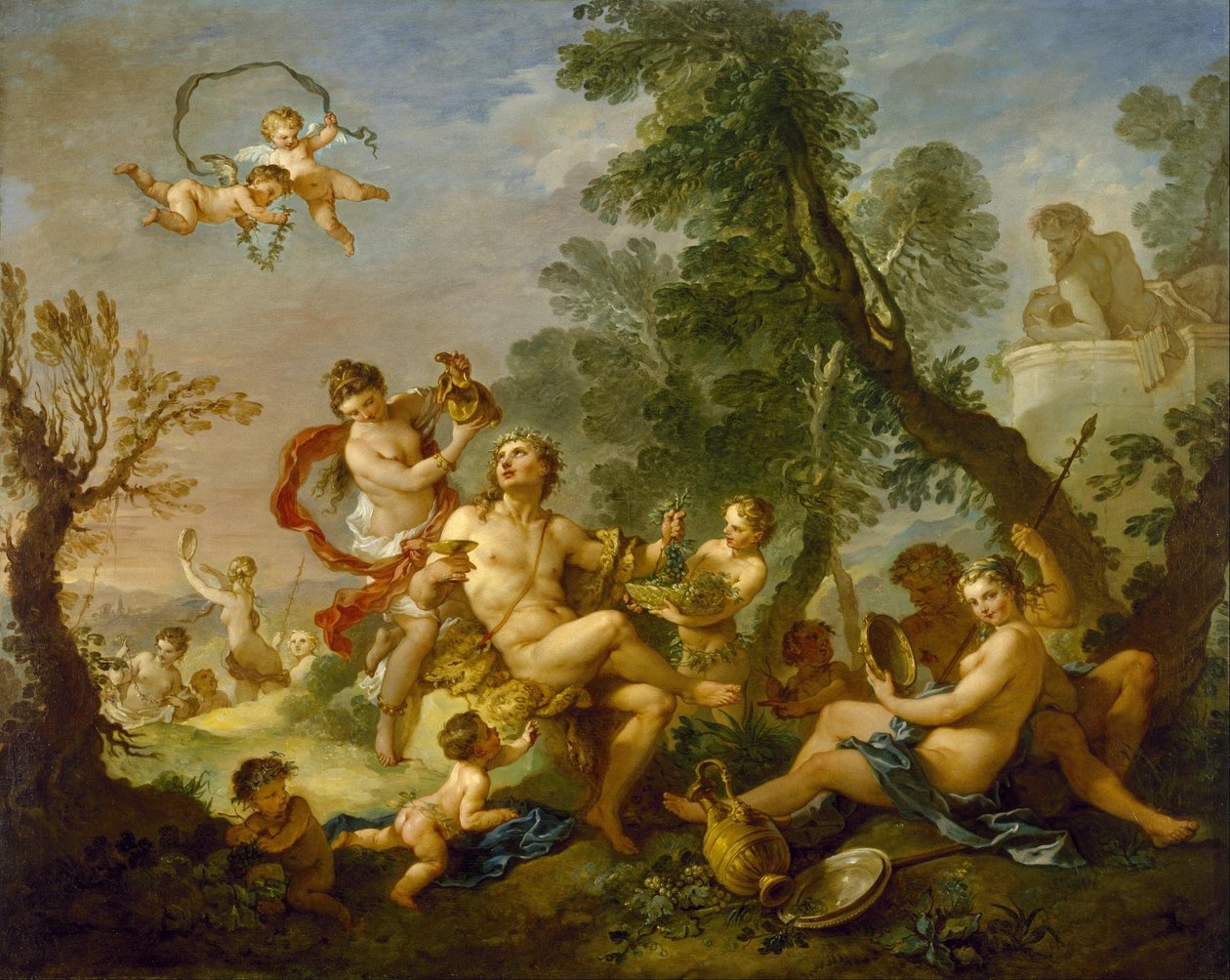 Bacchanal von Charles Joseph Natoire