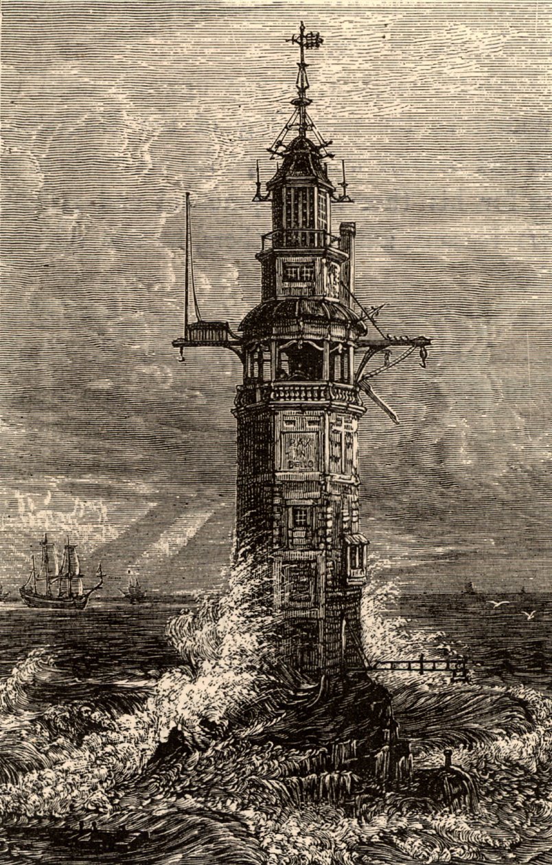 Zweiter Eddystone-Leuchtturm von Charles Knight