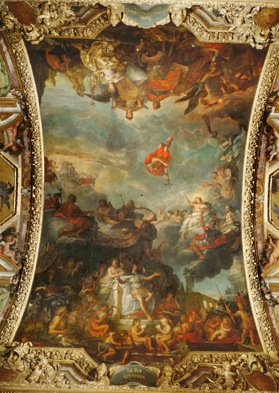 Ludwig XIV. regiert allein von Charles Le Brun