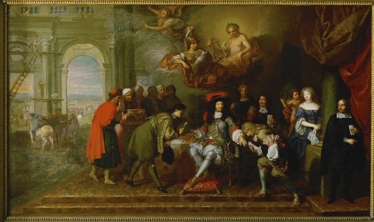 Anlässlich des Friedensvertrags von Nijmegen (Öl auf Leinwand) von Charles Le Brun