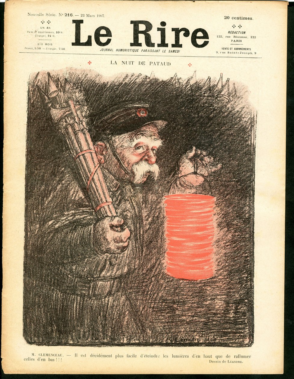 Cover von „Das Lachen“, Satirisch in Farben von Charles Leandre