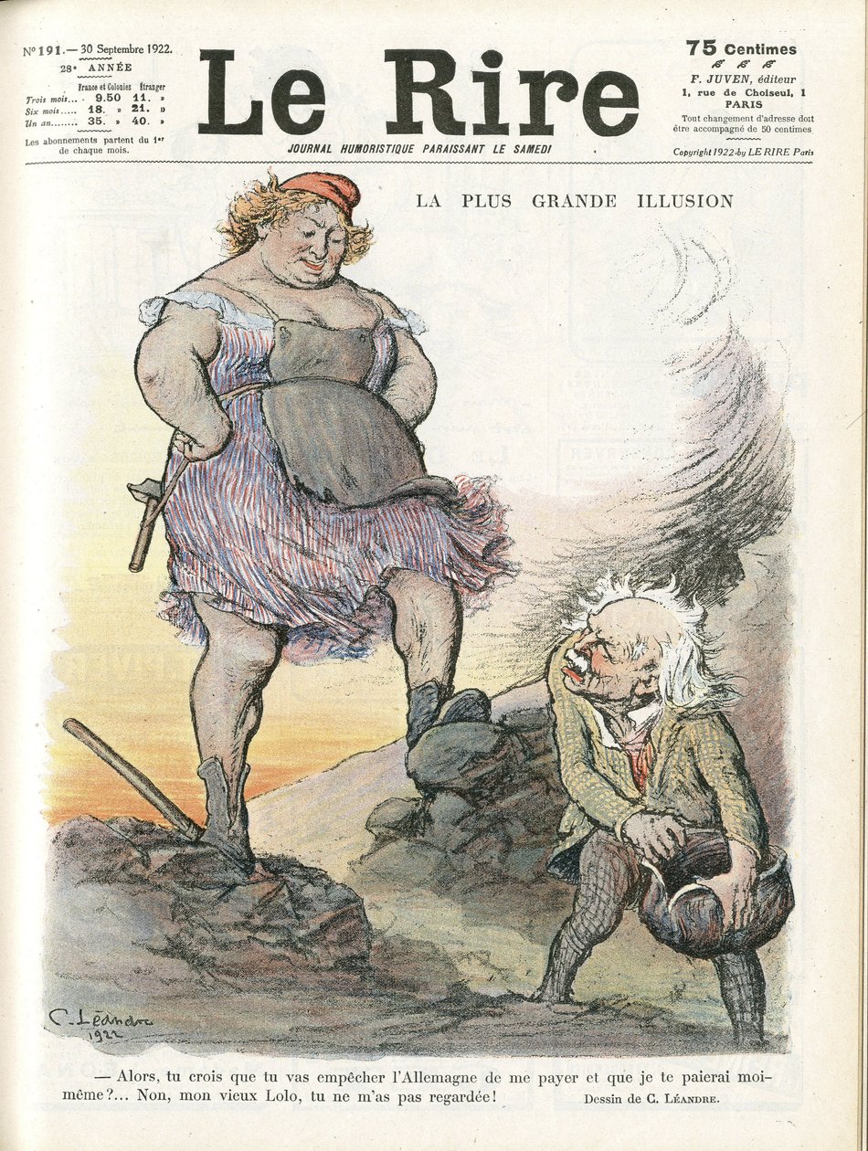 Illustration von Charles Leandre für das Cover von Le Rire, 30/09/22 von Charles Leandre