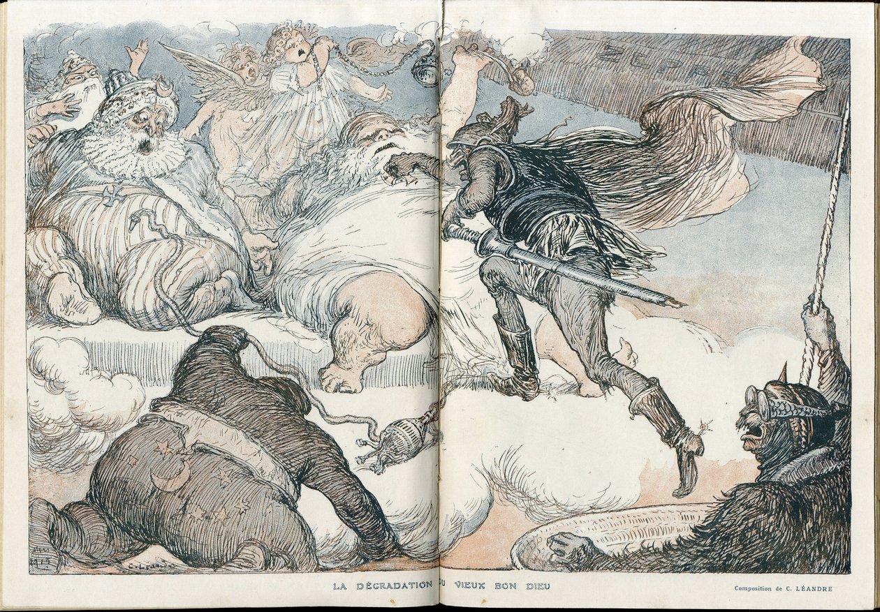Illustration von Charles Leandre (1862-1934) in „Fantasio“ von Charles Leandre