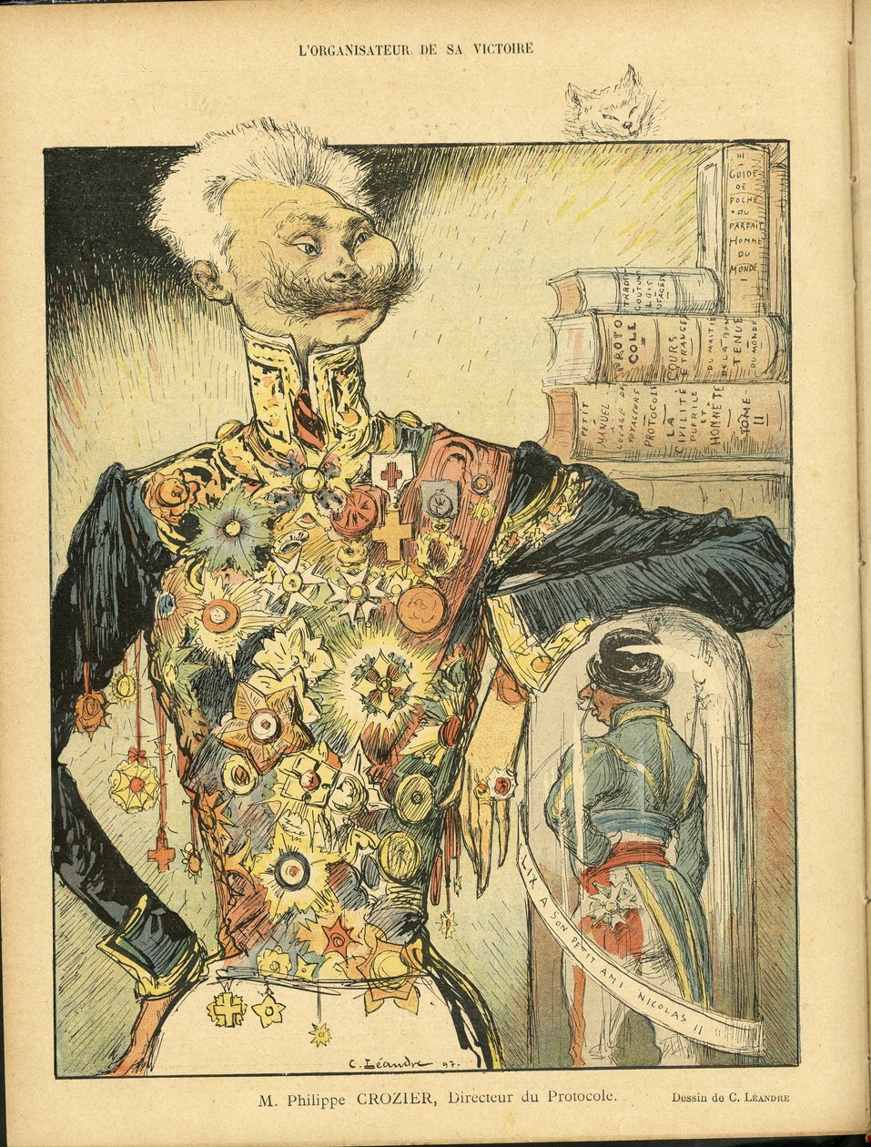 Illustration von Charles Leandre (1862-1934) in Le Rire von Charles Leandre