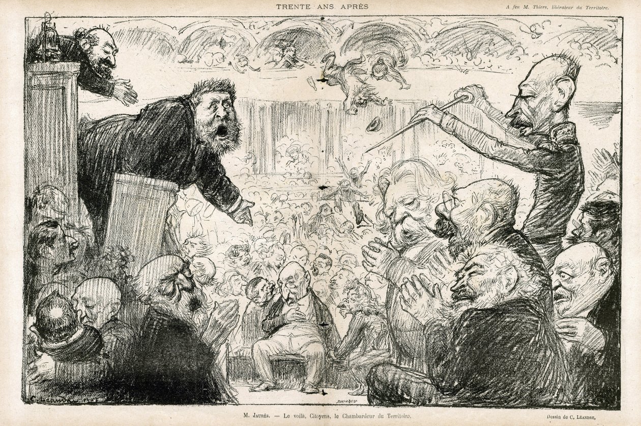 Illustration von Charles Leandre (1862-1934) in Le Rire von Charles Leandre