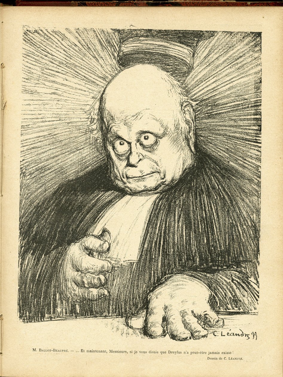 Illustration von Charles Leandre (1862-1934) in Le Rire von Charles Leandre