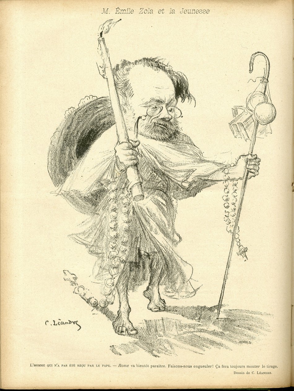 Illustration von Charles Léandre in Le Rire von Charles Leandre