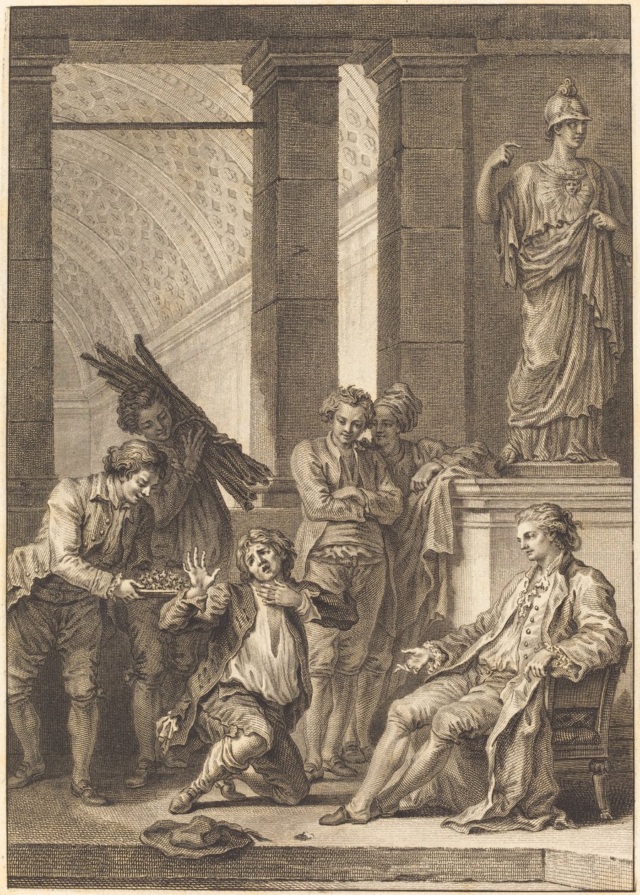 Der Bauer von Charles Louis Lingée after Jean Honoré Fragonard