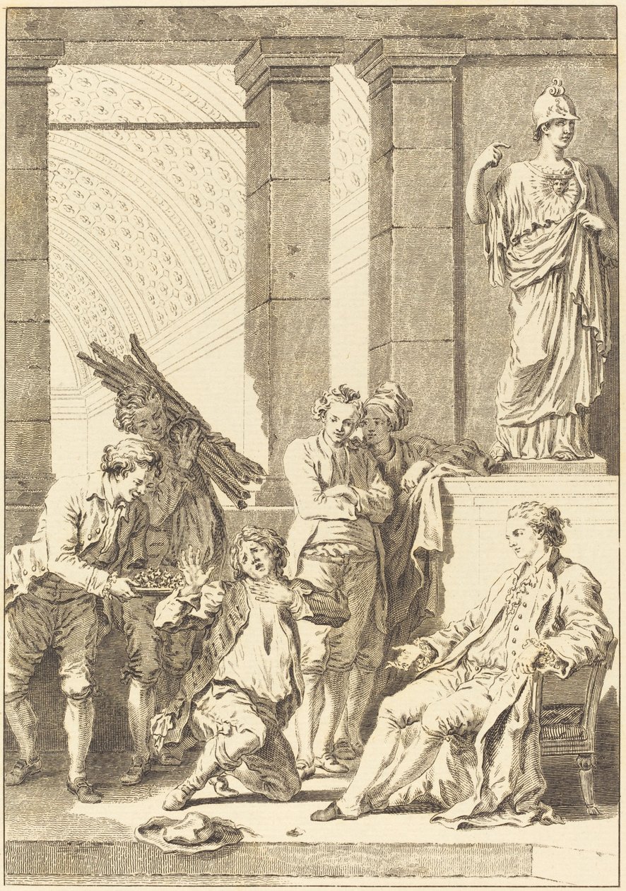 Der Bauer von Charles Louis Lingée after Jean Honoré Fragonard