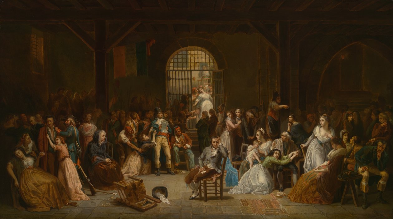 Der Appell der letzten Opfer des Terrors, um 1850 von Charles Louis Müller