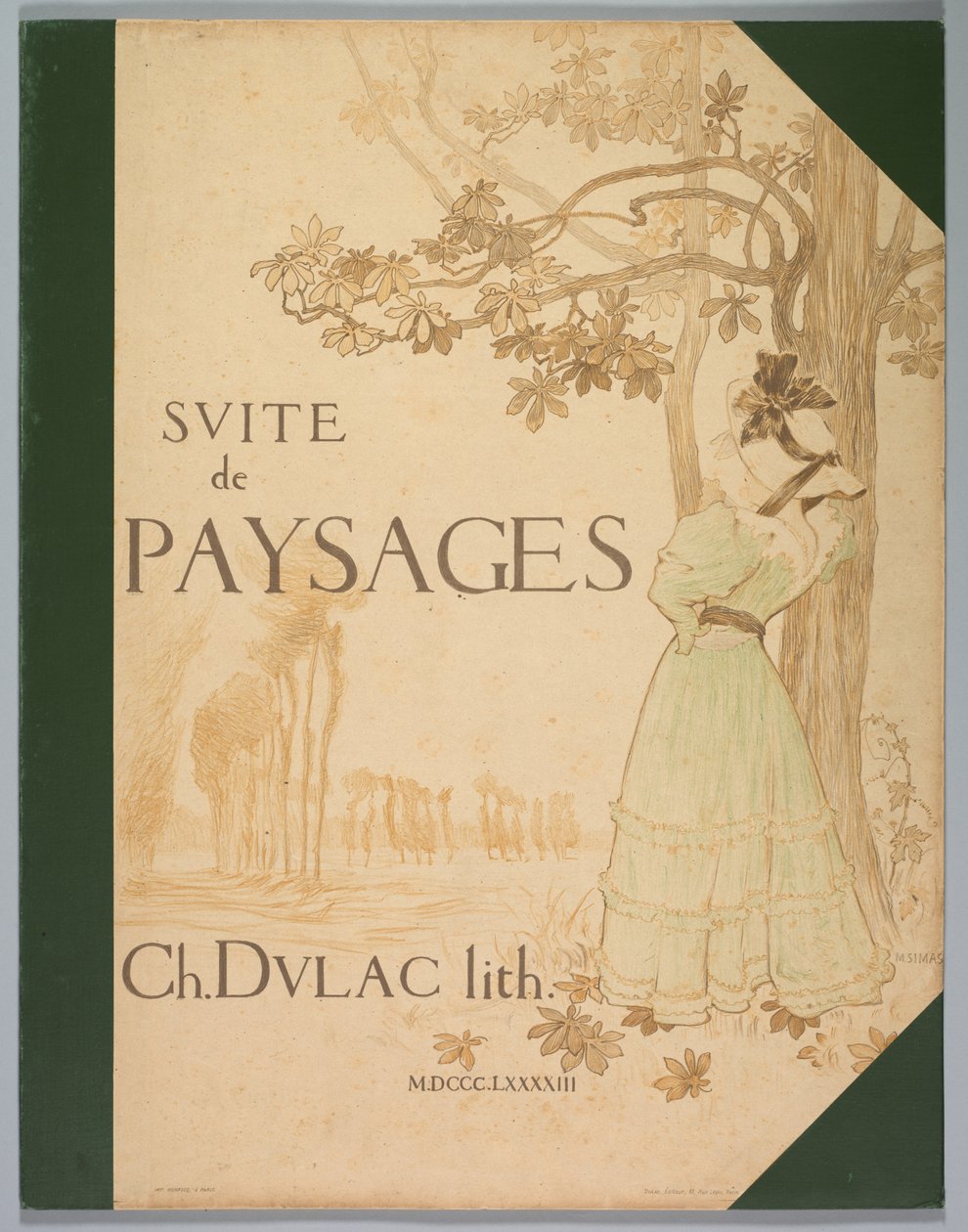 Suite von Landschaften von Charles Marie Dulac