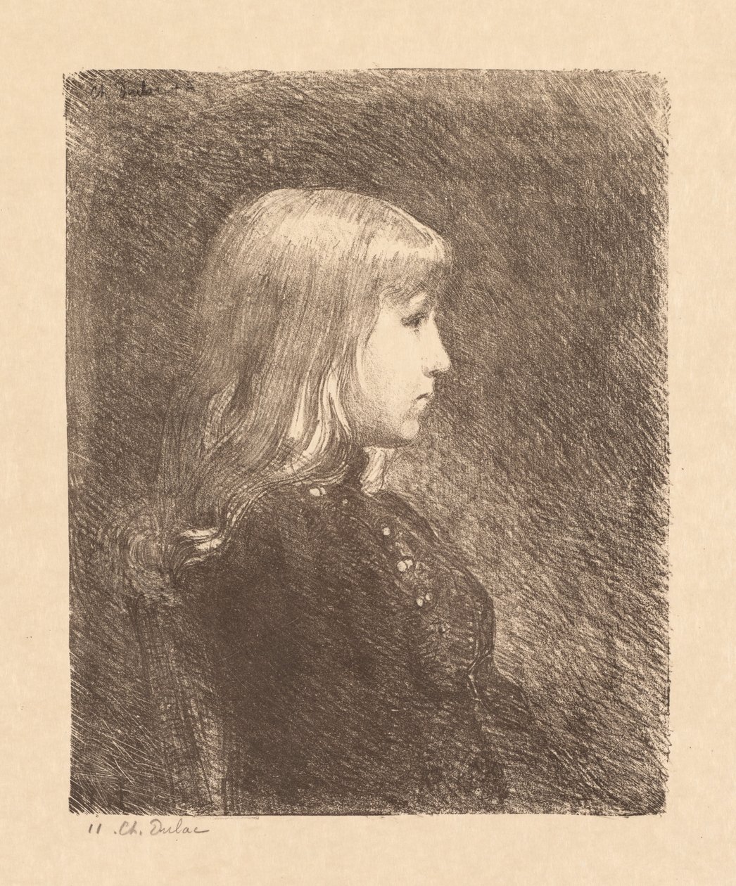 Junge Dame Jeune Fille, 1892 von Charles Marie Dulac