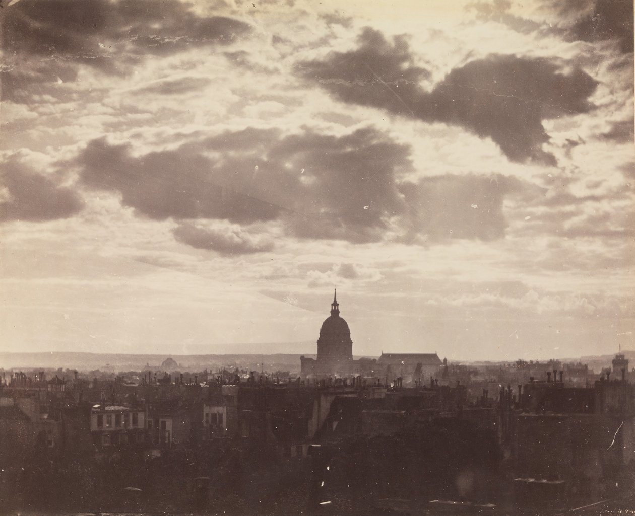 [Wolkenstudie über Paris] von Charles Marville