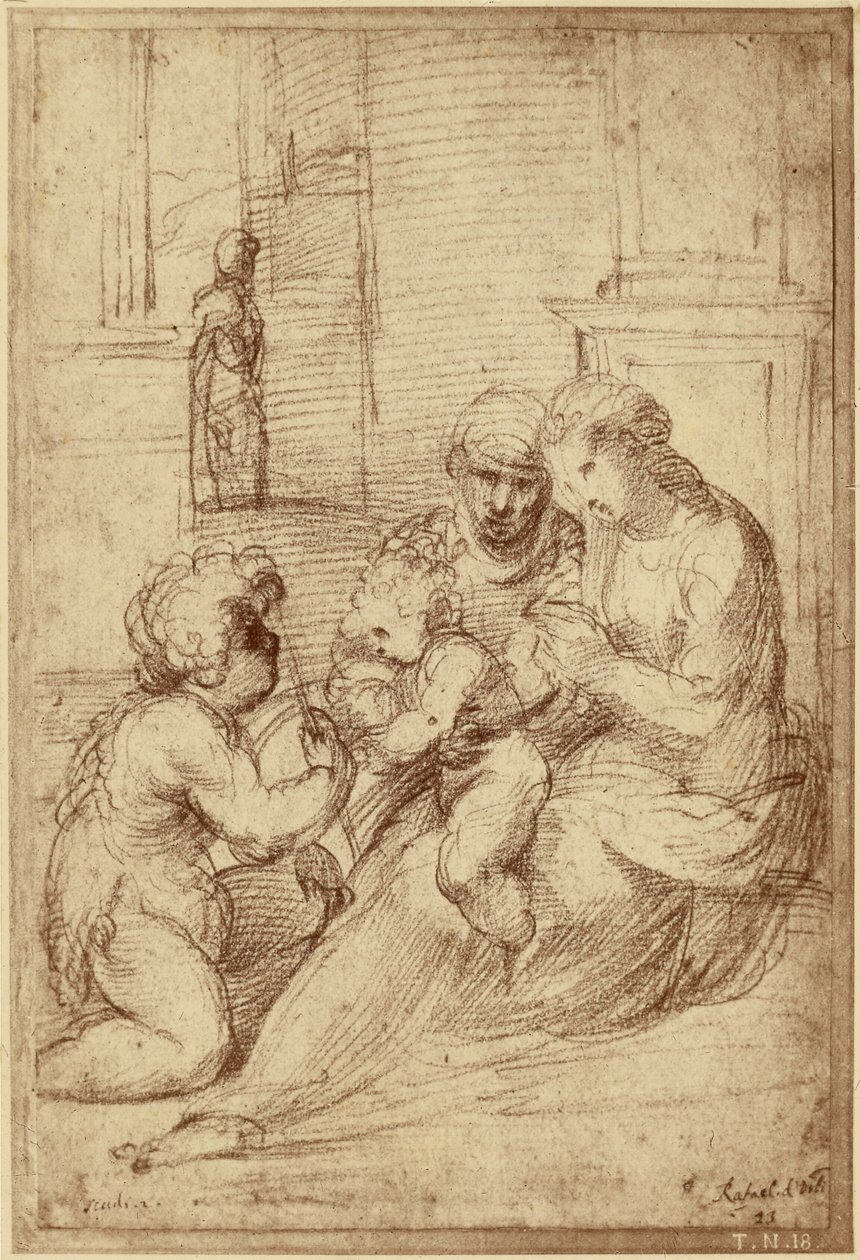 [Reproduktion einer Zeichnung von Raphael] von Charles Marville