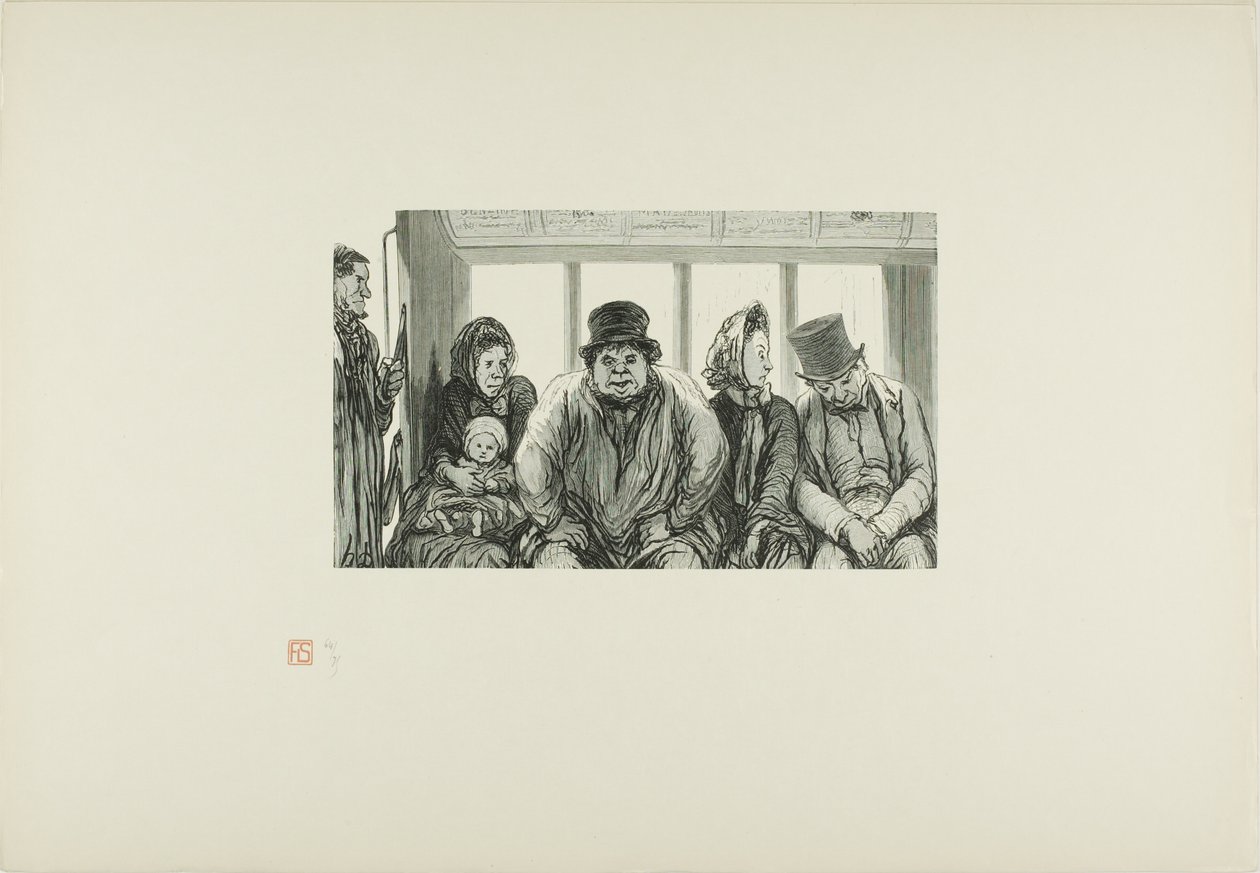 Innenraum eines Busses von Charles Maurand