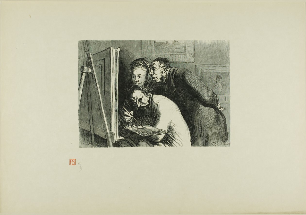 Maler und der Bourgeois von Charles Maurand