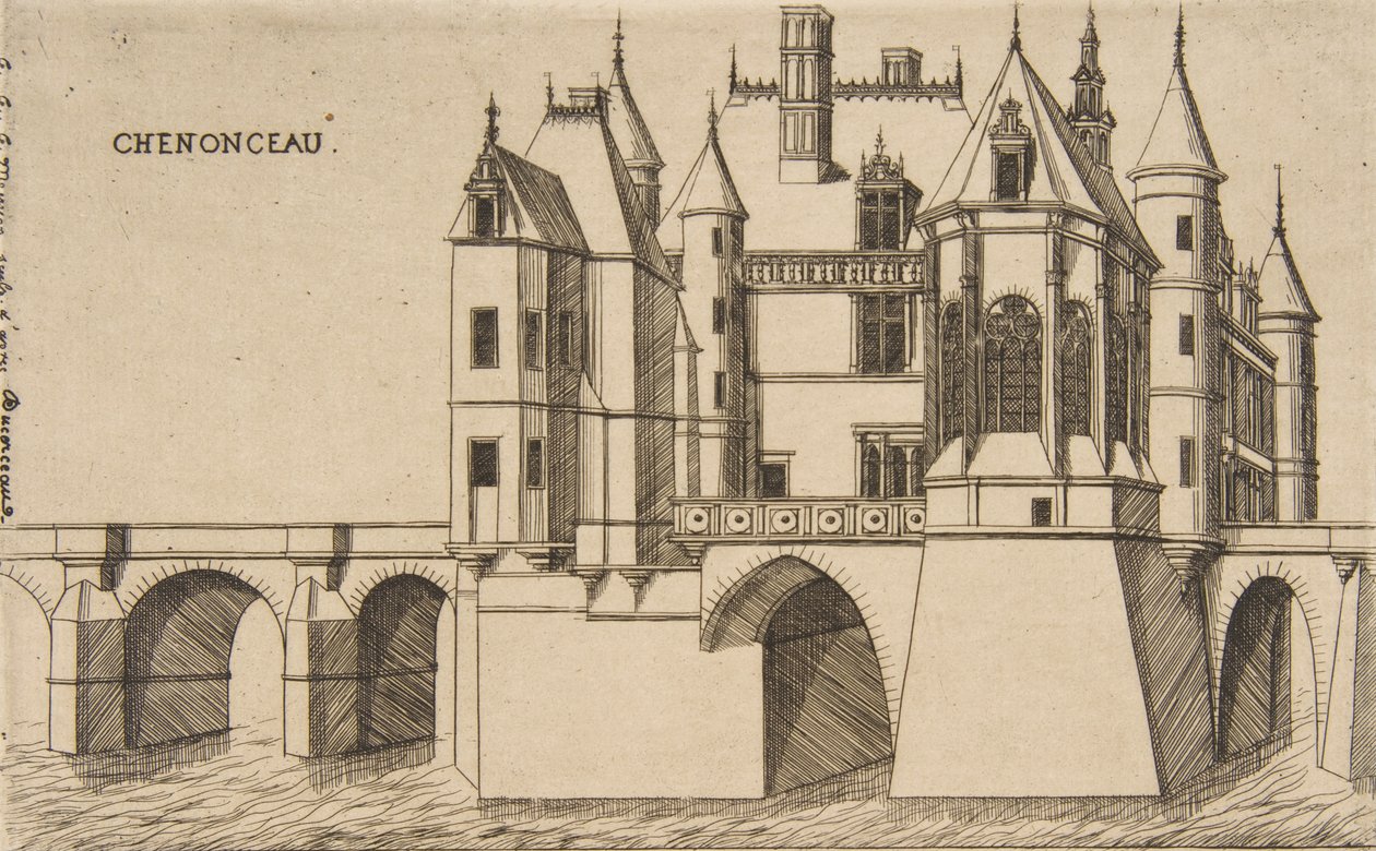 Château de Chenonceau, Nr. 2 von Charles Meryon