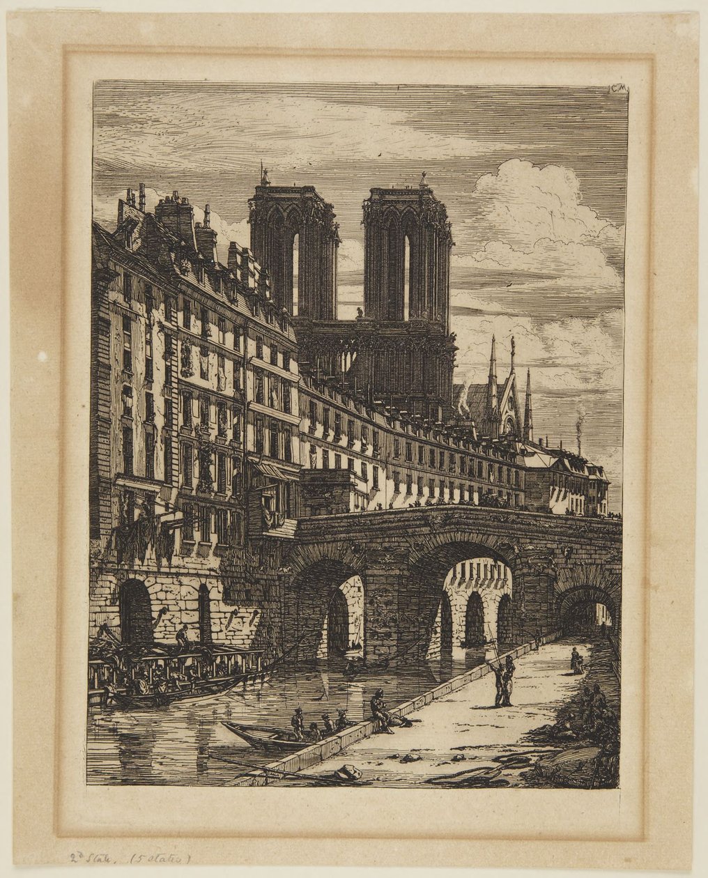Die kleine Brücke von Charles Meryon