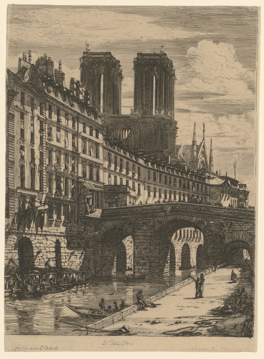 Die kleine Brücke von Charles Meryon