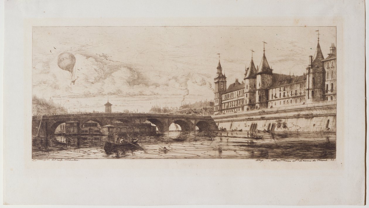 Die Pont au Change von Charles Meryon