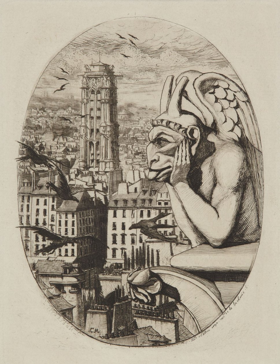 Le Stryge von Charles Meryon