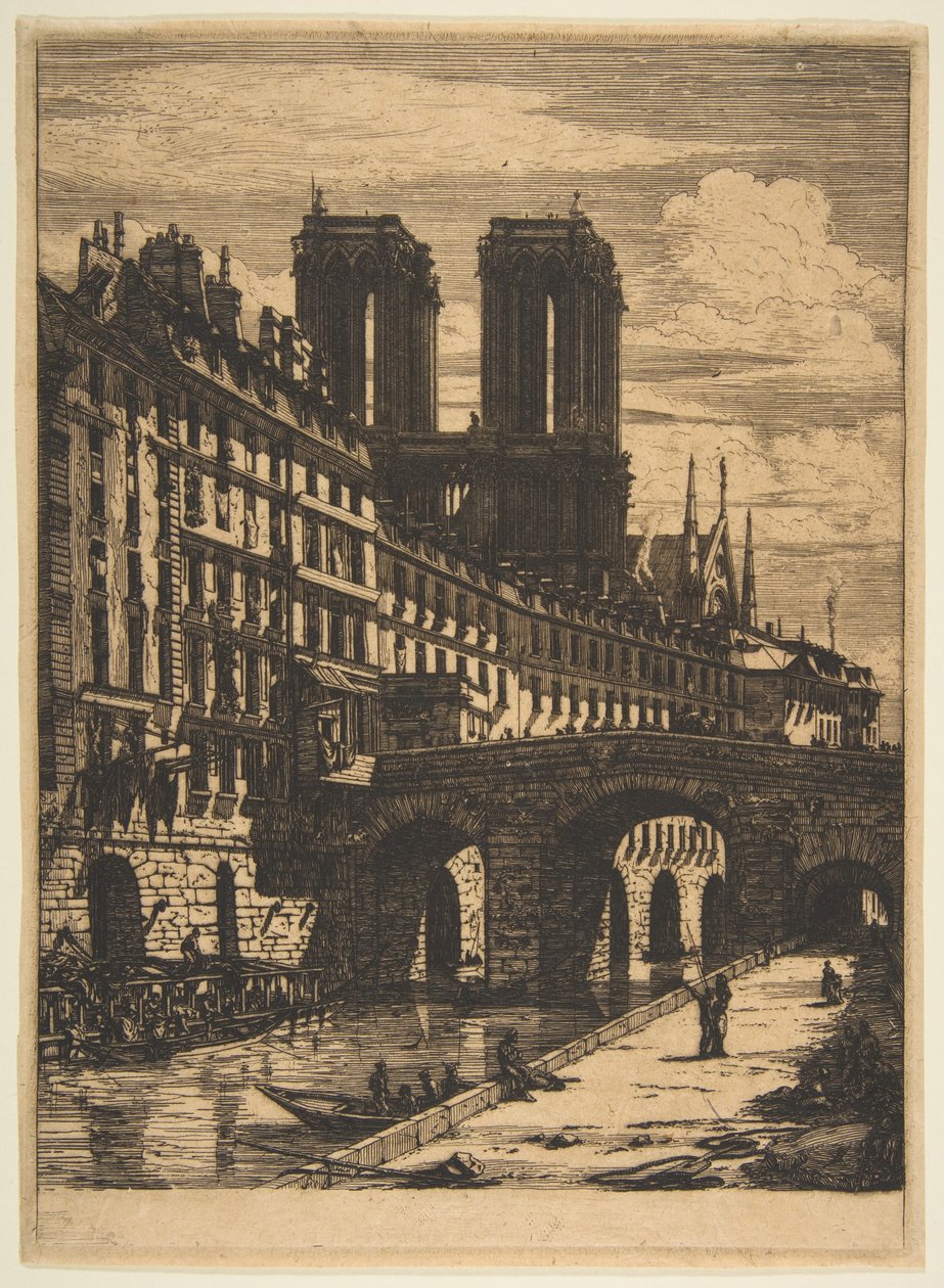 Die Petit Pont, Paris von Charles Meryon