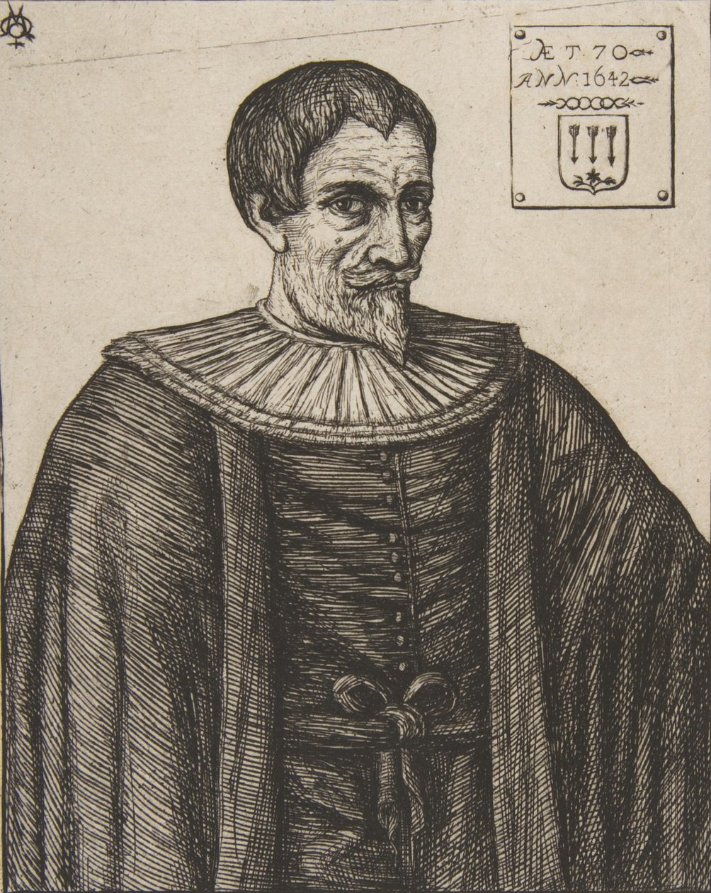 Der Historiker John Besly, nach Jaspar Isaac, 1861 von Charles Meryon