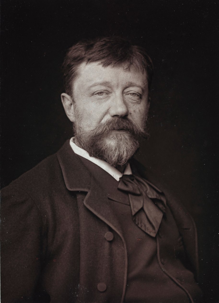 Album Artistique et Biographique, 5me année, Salon 1885; Porträt des französischen Malers Casimir Destrem von Charles Michelez