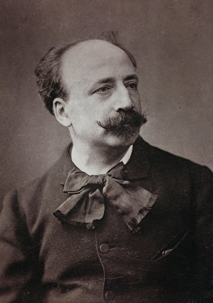 Album Artistique et Biographique, 5me année, Salon 1885; Porträt des französischen Malers Louis Deschamps (1846-1902) von Charles Michelez