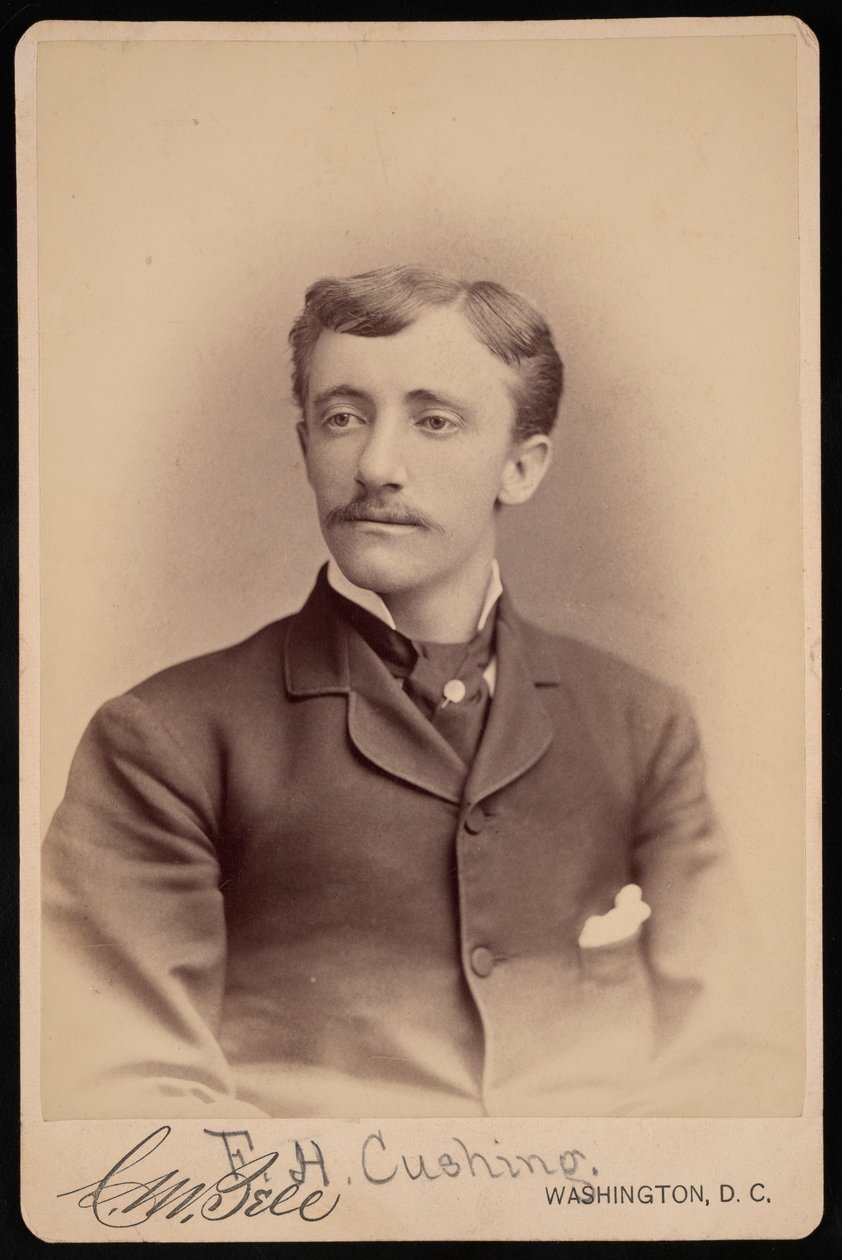 Porträt von Frank Hamilton Cushing 1857-1900, vor 1893 von Charles Milton Bell