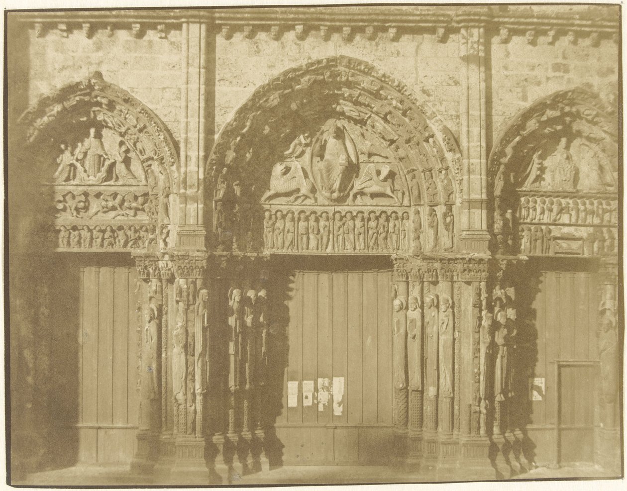 Portal der Kathedrale von Chartres von Charles Nègre