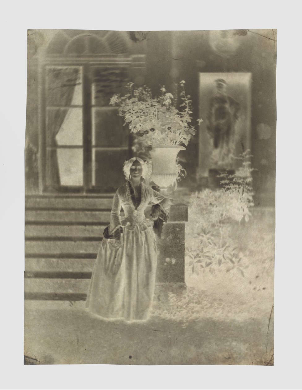 Porträt einer Frau, möglicherweise Mme Ernest Feydeau von Charles Nègre