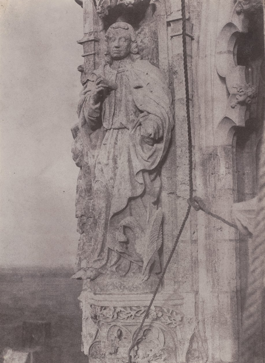 Johannes der Evangelist, Kathedrale von Chartres von Charles Nègre