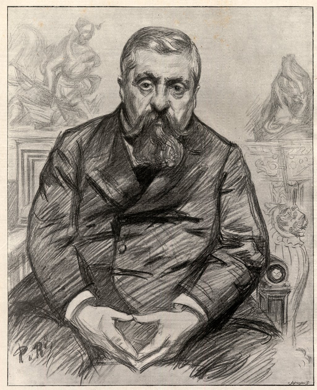 Porträt von Charles Alexandre Dupuy (1851-1923), französischer Staatsmann von Charles Paul Renouard