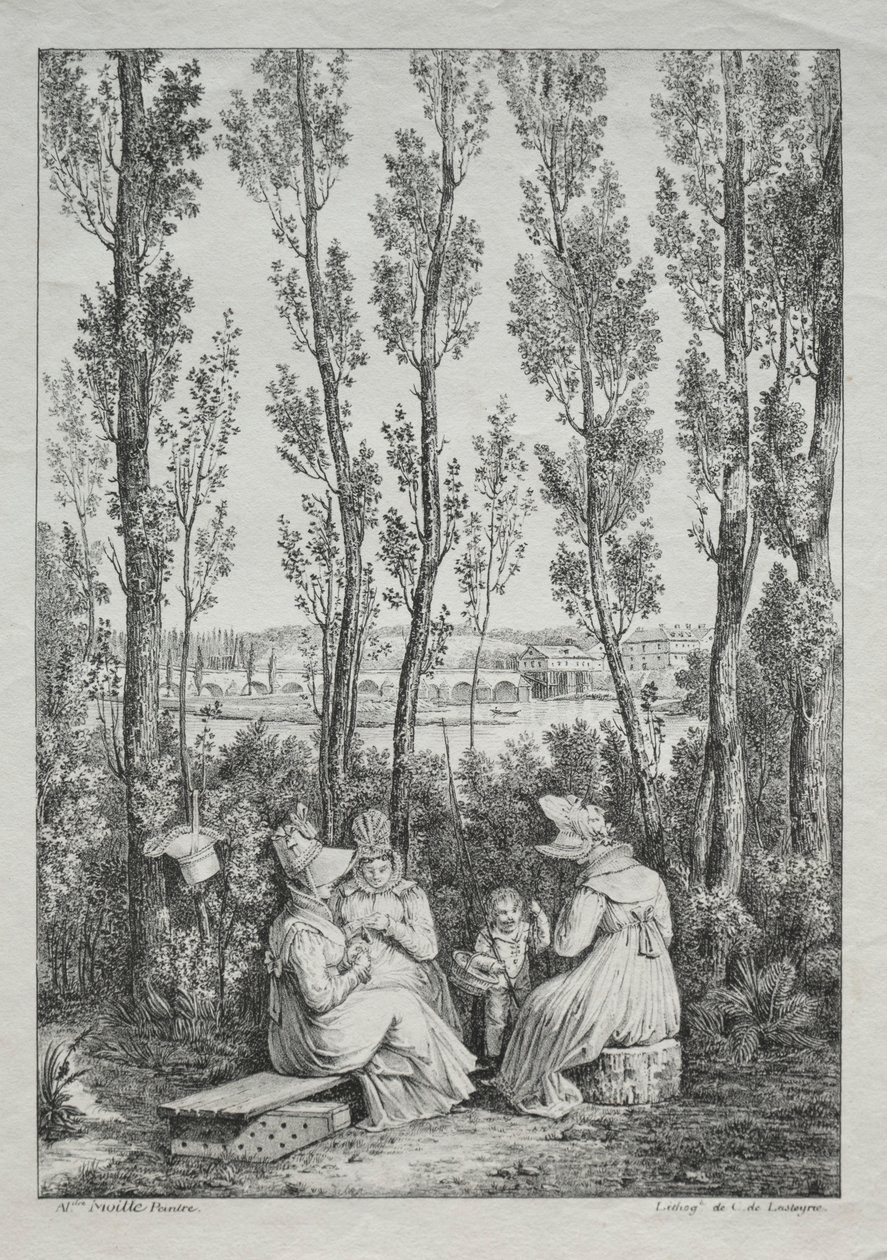 Das Picknick von Charles Philibert Lasteyrie du Saillant