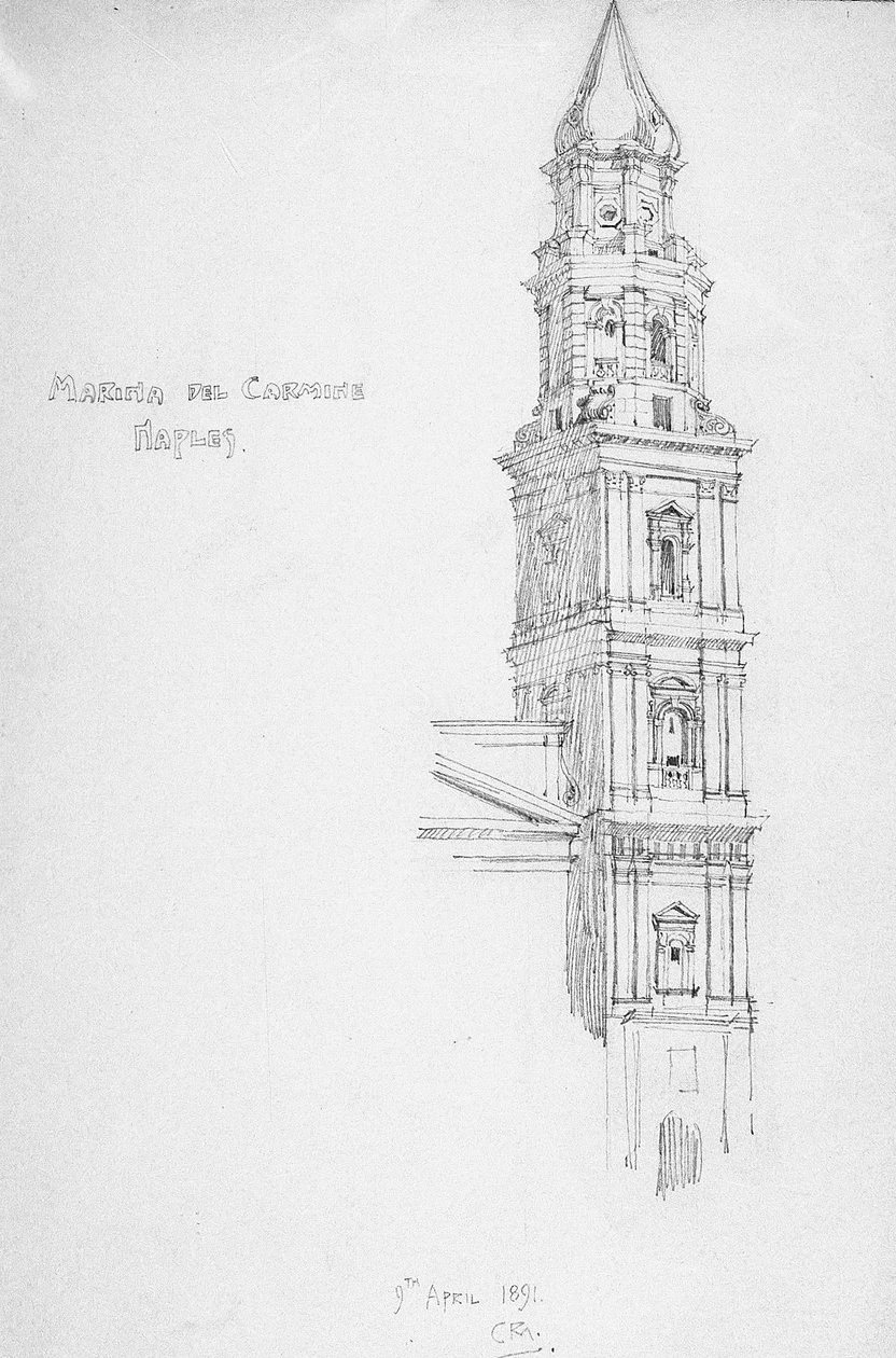 Marian del Carmine, Neapel von Charles Rennie Mackintosh