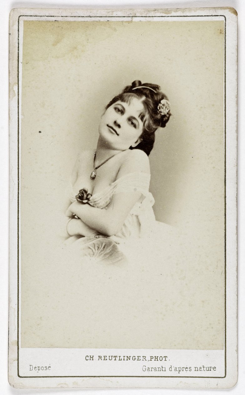 Porträt der Schauspielerin Henriette Victoire Drouard (1851-1923) von Charles Reutlinger