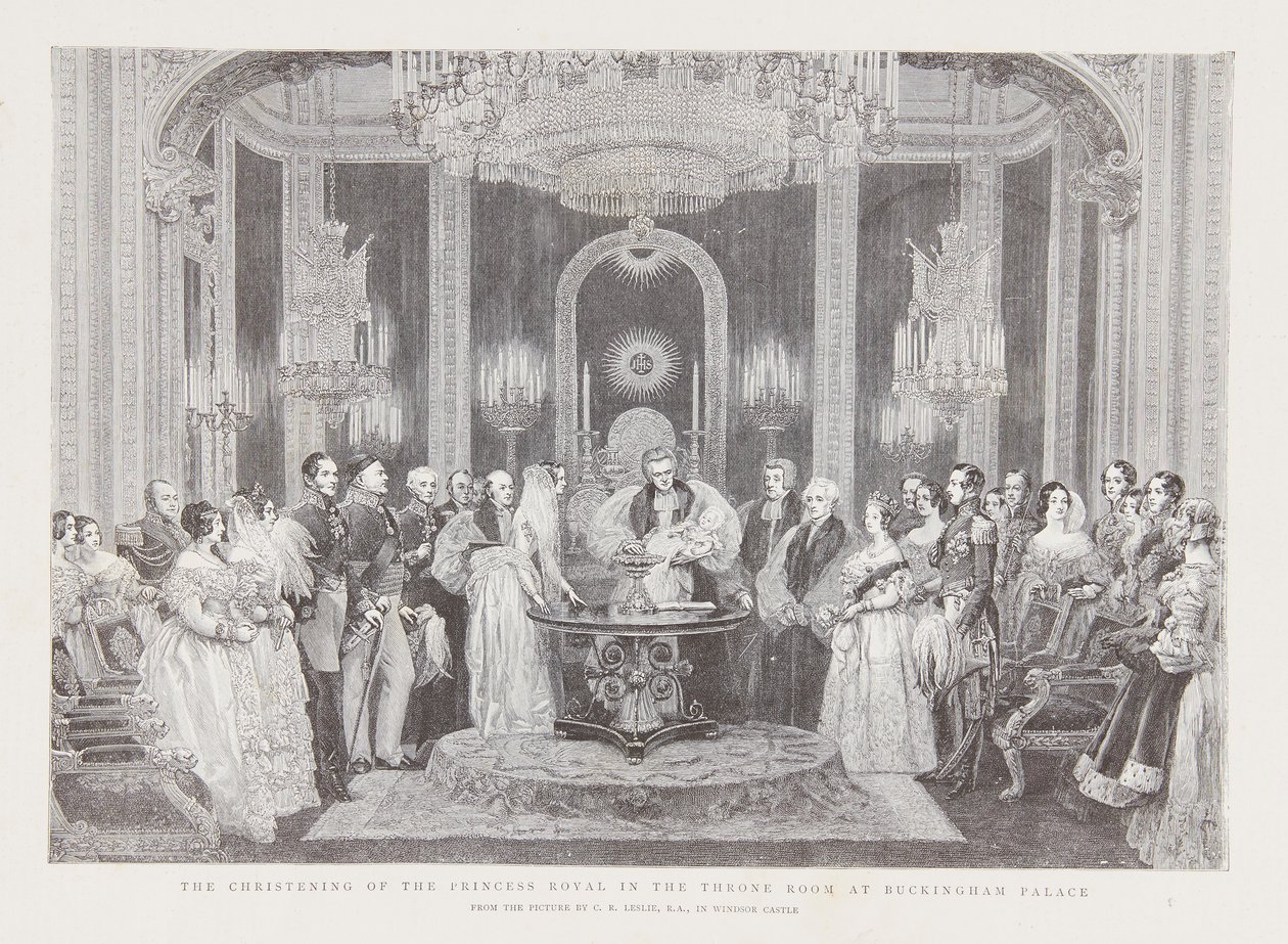 Die Taufe von Victoria, Prinzessin Royal von Charles Robert Leslie