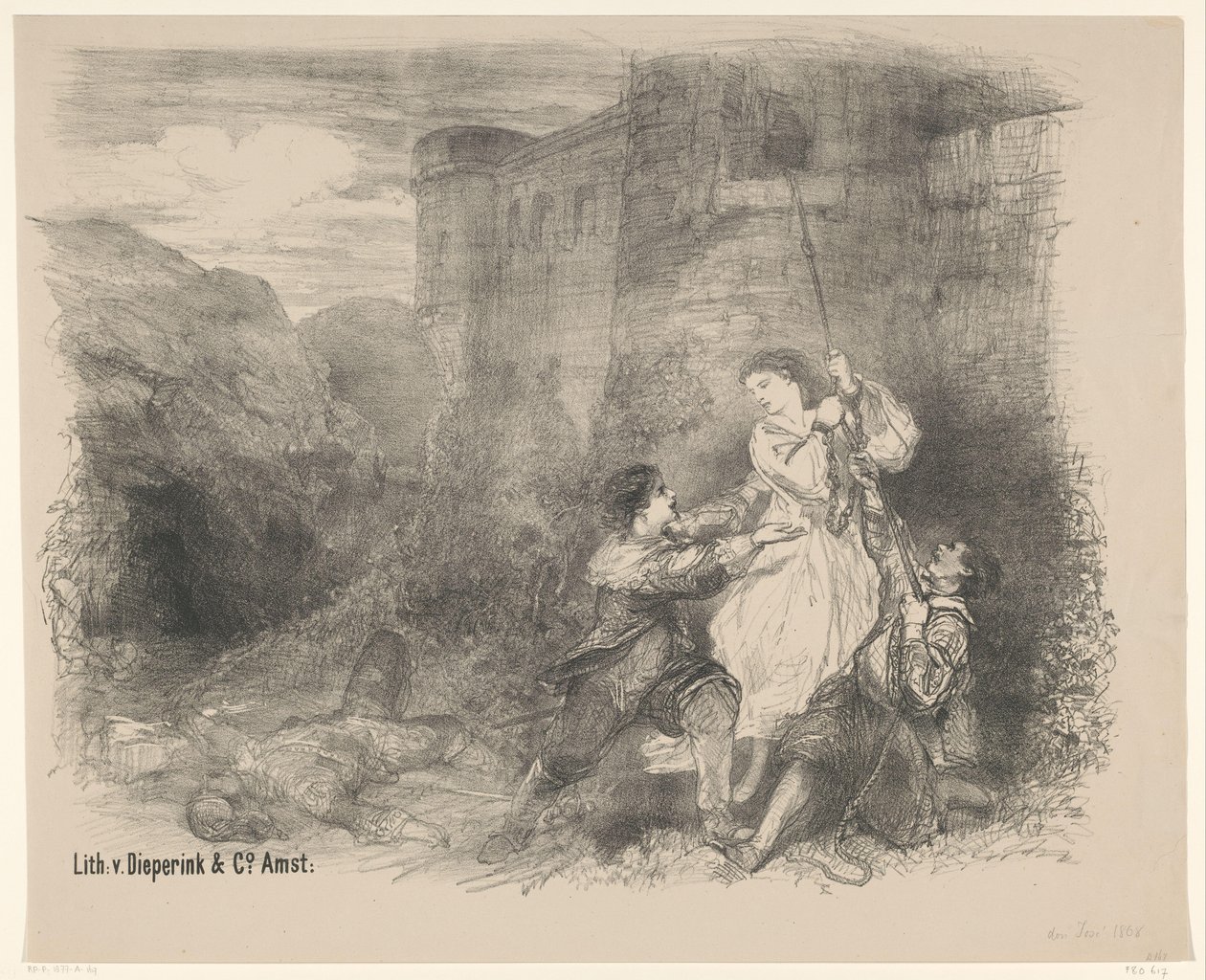 Szene aus dem Ballett Don José von Charles Rochussen